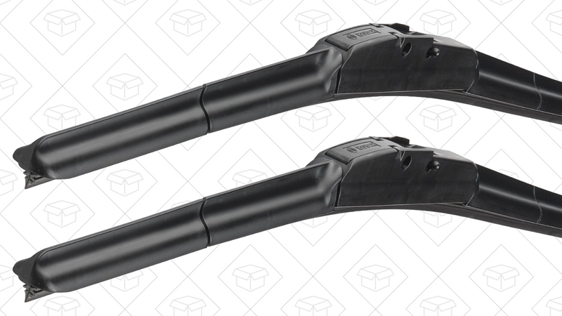 Two Bosch Insight Wiper Blades, $22. Add two to cart (must be shipped by Amazon) to see the discount.